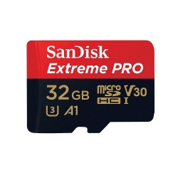 SanDisk Extreme PRO Micro SDHC 100MB s UHSI Card with adapter 32GB